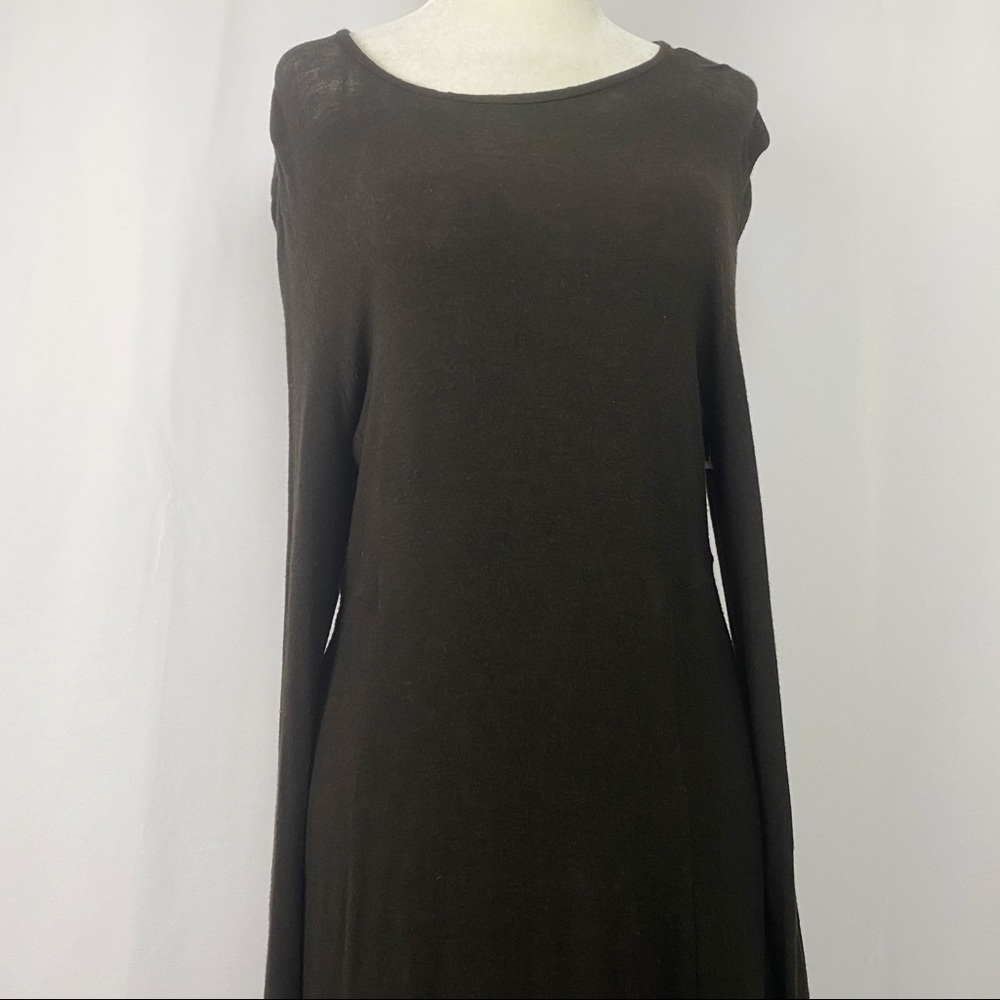 Eileen Fisher Dress Knit Italian Yarn Sheath Shift